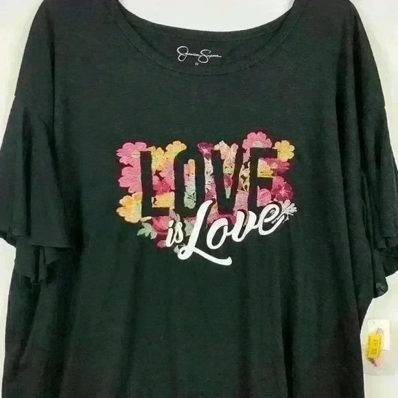 3 for $30 Jessica Simpson • Love is Love Graphic T - Picture 3 of 6